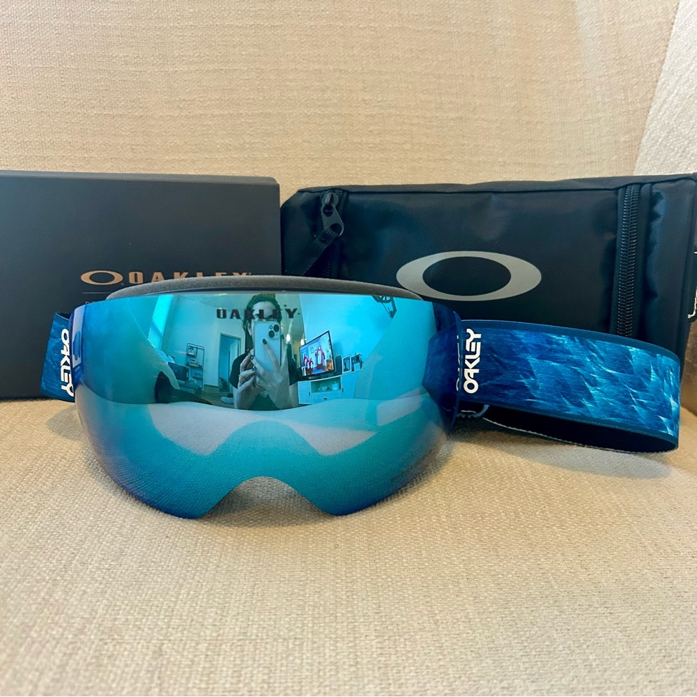 Oakley Flight Deck Snow Goggles (Blue)